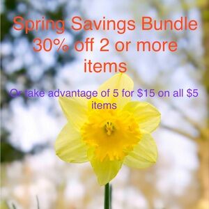 Spring Savings Bundle 30%
